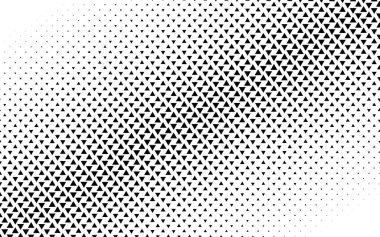 Yarım tonlu üçgen vektör çizimi. Üçgen geometrik arkaplan dokusu ve deseni