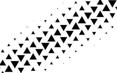 Yarım tonlu üçgen vektör çizimi. Üçgen geometrik arkaplan dokusu ve deseni