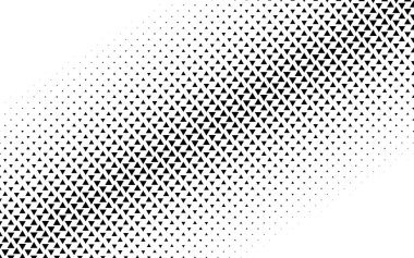 Yarım tonlu üçgen vektör çizimi. Üçgen geometrik arkaplan dokusu ve deseni