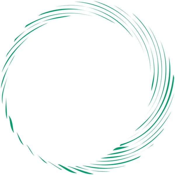 Круговий Спіральний Вихровий Вихровий Елемент Дизайну Концентрична Радіальна Радіаційна Спалахи — стоковий вектор