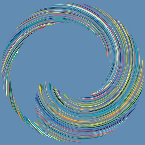 Circular Spiral Redemoinho Twirl Elemento Design Explosão Concêntrica Radial Radiante —  Vetores de Stock