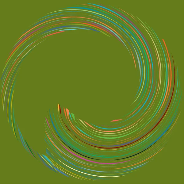 Circular Spiral Redemoinho Twirl Elemento Design Explosão Concêntrica Radial Radiante —  Vetores de Stock