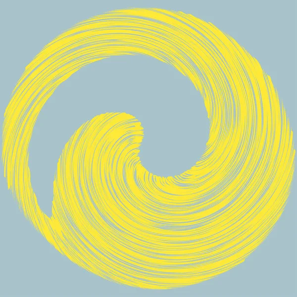 Cirkelvormige Spiraal Wervelend Draaiend Design Element Concentrische Radiale Stralende Uitbarsting — Stockvector