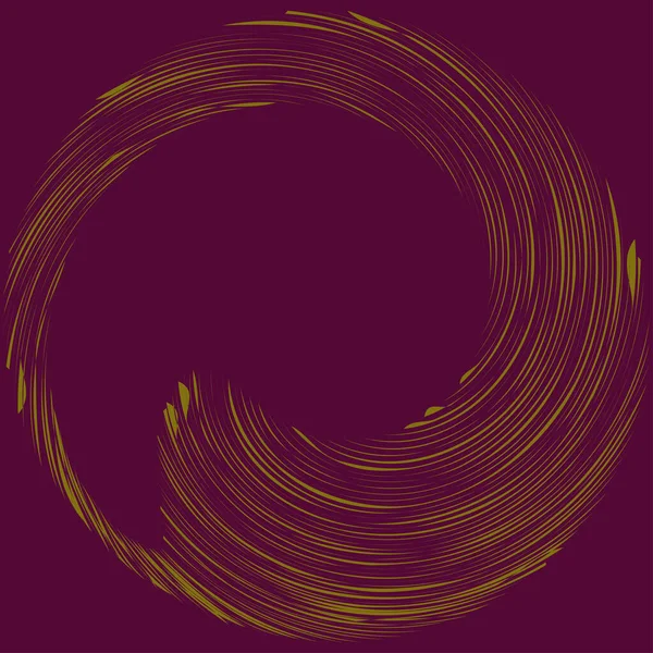 Espiral Circular Remolino Elemento Diseño Giro Explosión Concéntrica Radial Irradiante — Vector de stock