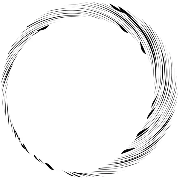 Espiral Circular Remolino Elemento Diseño Giro Explosión Concéntrica Radial Irradiante — Vector de stock