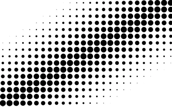 対角線 斜めの円 ドットのハーフトーンベクトルイラスト ハーフトーンの背景 パターン — ストックベクタ