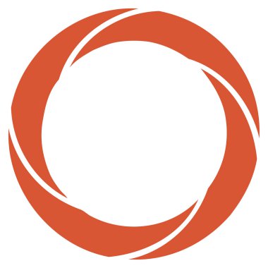 Dairesel sarmal, girdap, dönme tasarım elementi. Eş merkezli, radyal ve yayılan çizgiler dönüş, girdap ve eğri büğrü