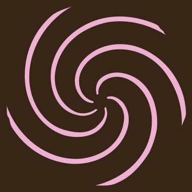 Dairesel sarmal, girdap, dönme tasarım elementi. Eş merkezli, radyal ve yayılan çizgiler dönüş, girdap ve eğri büğrü