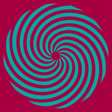 Dairesel sarmal, girdap, dönme tasarım elementi. Eş merkezli, radyal ve yayılan çizgiler dönüş, girdap ve eğri büğrü