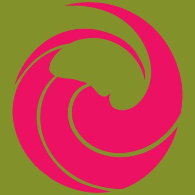 Dairesel sarmal, girdap, dönme tasarım elementi. Eş merkezli, radyal ve yayılan çizgiler dönüş, girdap ve eğri büğrü