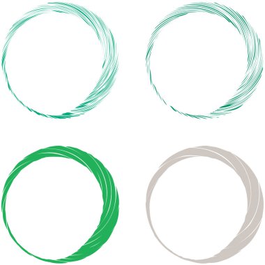 Dairesel sarmal, girdap, dönme tasarım elementi. Eş merkezli, radyal ve yayılan çizgiler dönüş, girdap ve eğri büğrü