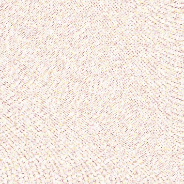 Rastgele renkli daireler, yarım ton (yarım ton) spiral, dairesel ve radyal şekildeki noktalar. Girdap, kıvrım, dönüş deseninde noktalar. Renk benekleri, çiller, benekler. Vektör illüstrasyonu