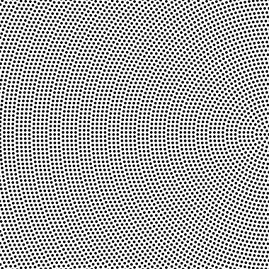 Rastgele daireler, noktalar yarım ton (yarım ton) elementi sarmal, dairesel veya radyal tarzda. Döndürmedeki, döndürmedeki, döndürmedeki vektör resimlemedeki noktalar