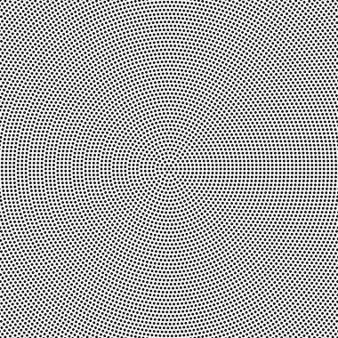 Rastgele daireler, noktalar yarım ton (yarım ton) elementi sarmal, dairesel veya radyal tarzda. Döndürmedeki, döndürmedeki, döndürmedeki vektör resimlemedeki noktalar