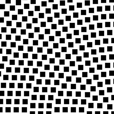 Sarmal, dairesel ve dairesel şekillerde rastgele kareler. Kare kalıpları, arka plan. Döndür, döndür, döndür. Vektör illüstrasyonu