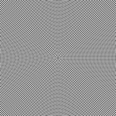 Sarmal, dairesel ve dairesel şekillerde rastgele kareler. Kare kalıpları, arka plan. Döndür, döndür, döndür. Vektör illüstrasyonu