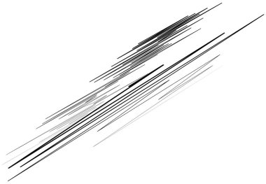 Oblique, çapraz eğimli çizgiler. Rastgele karala, kabataslak çizgiler ve çizgiler vektörü