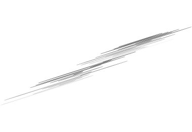 Oblique, çapraz eğimli çizgiler. Rastgele karala, kabataslak çizgiler ve çizgiler vektörü