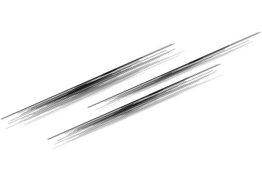 Oblique, çapraz eğimli çizgiler. Rastgele karala, kabataslak çizgiler ve çizgiler vektörü