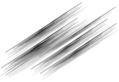 Oblique, çapraz eğimli çizgiler. Rastgele karala, kabataslak çizgiler ve çizgiler vektörü