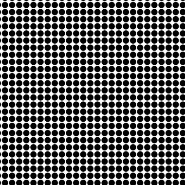 Çember yarım ton, ekran vektör çizimleri. Noktalı, noktalı, benekli vektör çizimi