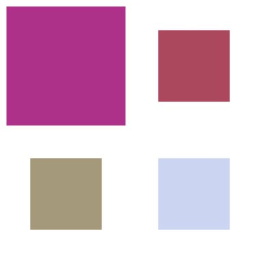 Rastgele boyutlardaki kare vektör çizimi. Kare tasarım ögesi, kare desen. İllüstrasyon engelleri. Ağ, ızgara dokusu