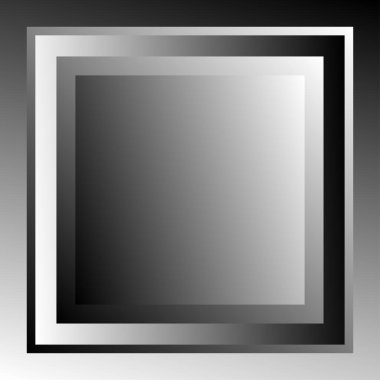 Üst üste binen kareler, vektör illüstrasyonunu engeller. Gri tonlu kareler