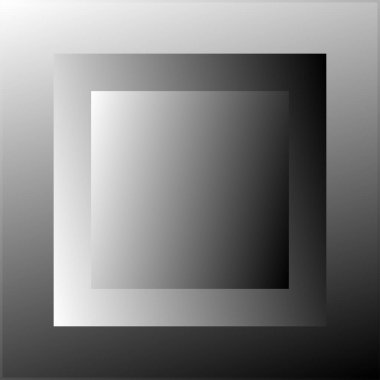 Üst üste binen kareler, vektör illüstrasyonunu engeller. Gri tonlu kareler