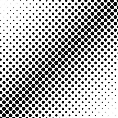 Çember yarım ton, ekran vektör çizimleri. Noktalı, noktalı, benekli vektör çizimi