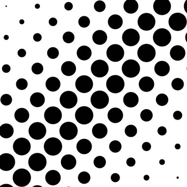 Çember yarım ton, ekran vektör çizimleri. Noktalı, noktalı, benekli vektör çizimi