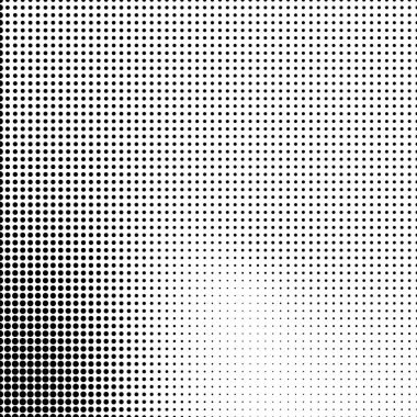 Çember yarım ton, ekran vektör çizimleri. Noktalı, noktalı, benekli vektör çizimi