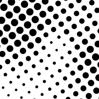 Çember yarım ton, ekran vektör çizimleri. Noktalı, noktalı, benekli vektör çizimi