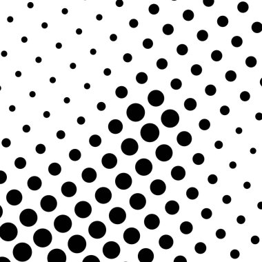 Çember yarım ton, ekran vektör çizimleri. Noktalı, noktalı, benekli vektör çizimi