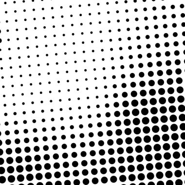 Çember yarım ton, ekran vektör çizimleri. Noktalı, noktalı, benekli vektör çizimi