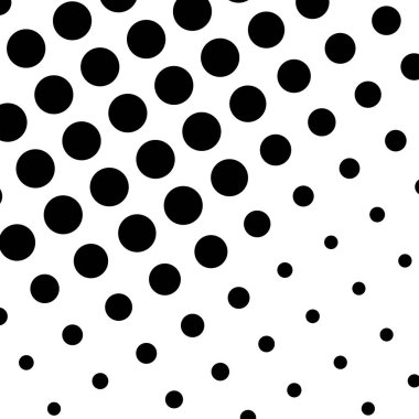 Çember yarım ton, ekran vektör çizimleri. Noktalı, noktalı, benekli vektör çizimi