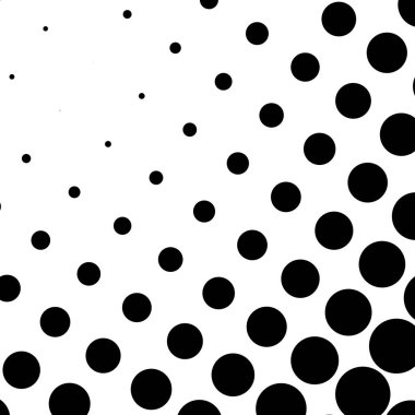 Çember yarım ton, ekran vektör çizimleri. Noktalı, noktalı, benekli vektör çizimi