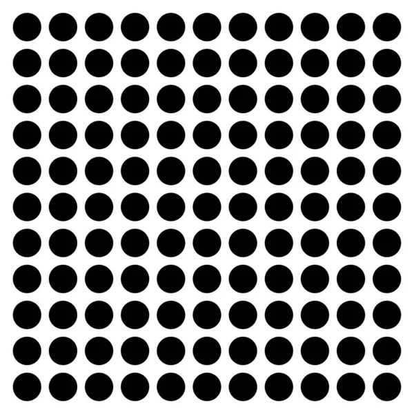 黒丸ベクトルイラスト 円のデザイン要素 円のパターン — ストックベクタ