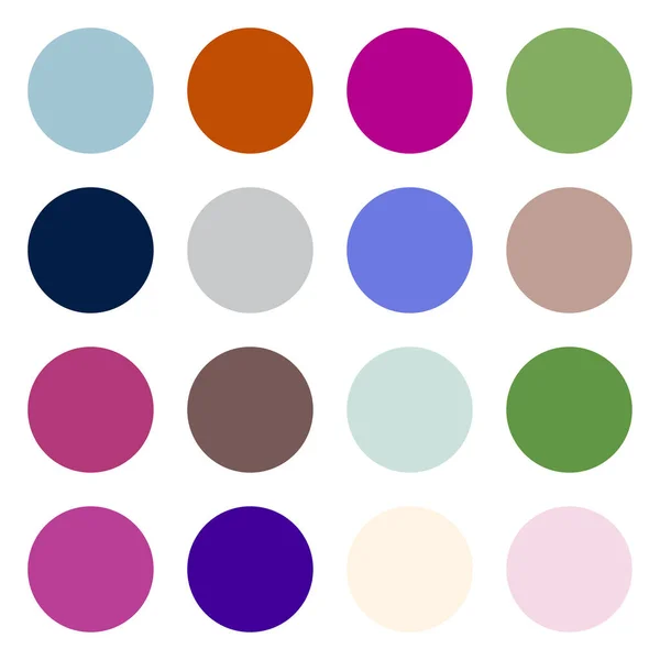 Color Circles Vektor Illustration Kreise Gestaltungselement Kreise Muster Gitter Geflecht — Stockvektor