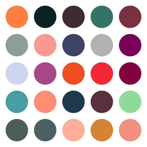 Χρωματικοί Κύκλοι Διανυσματική Απεικόνιση Κύκλοι Σχεδιαστικό Στοιχείο Κύκλοι Μοτίβο Πλέγμα — Διανυσματικό Αρχείο