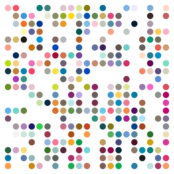 Random Colorful Circles Vector Illustration Circles Design Element Circles Pattern — Stock Vector