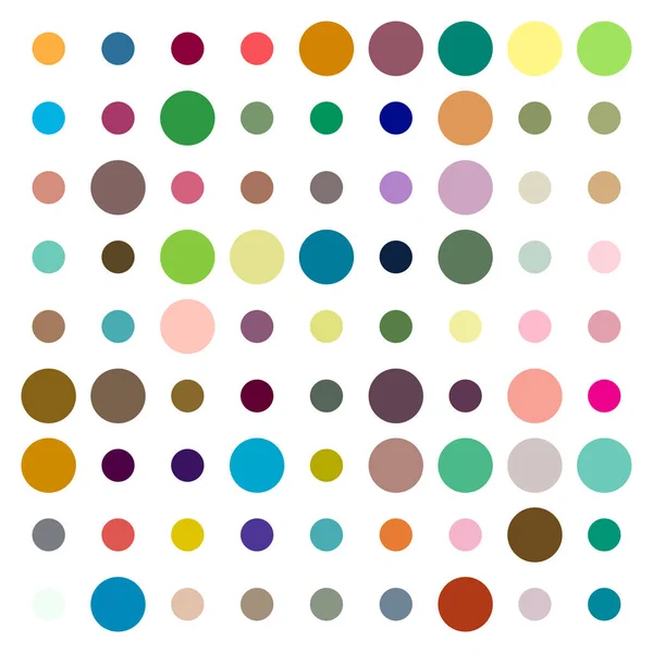 Random Size Colorful Circles Vector Illustration Circles Design Element Circles — Stock Vector