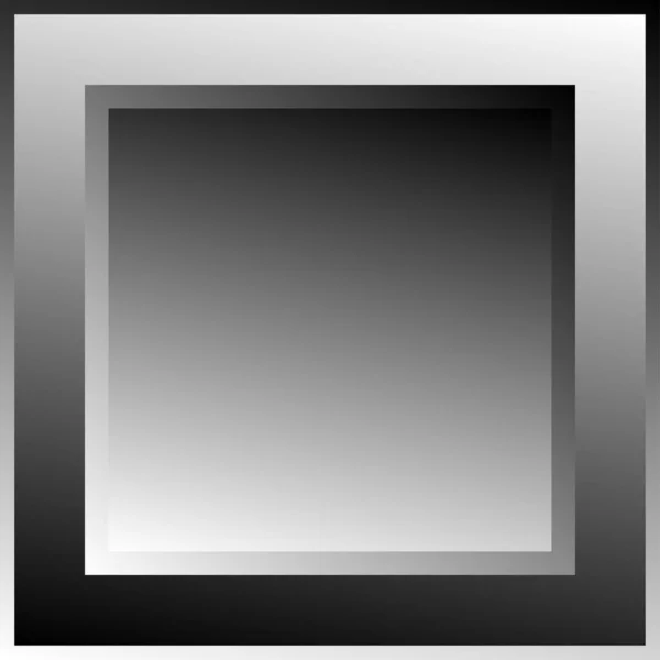 Overlapping Squares Blocks Vector Illustration Grayscale Squares — Stock Vector