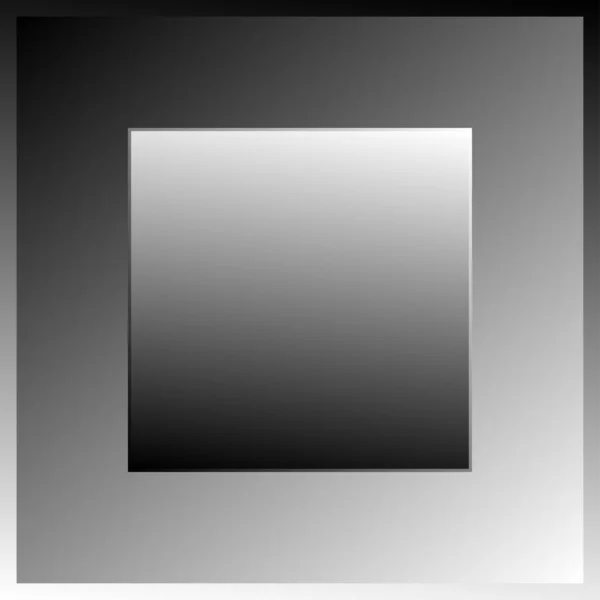 Overlapping Squares Blocks Vector Illustration Grayscale Squares — Stock Vector
