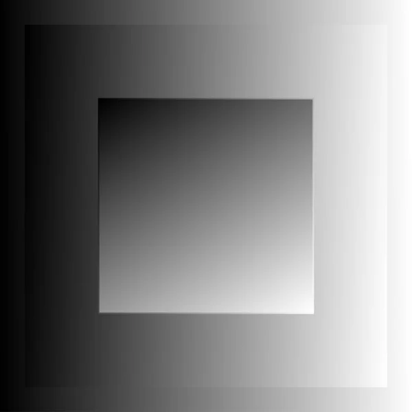 Overlappende Vierkanten Blokken Vector Illustratie Grayscale Vierkantjes — Stockvector