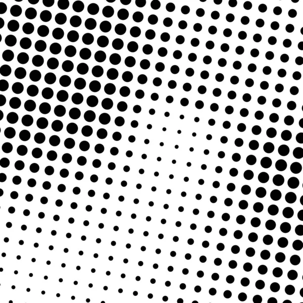 Circle Halftone Screentone Vektor Illustrationen Punkte Punkte Flecken Vektor Illustration — Stockvektor