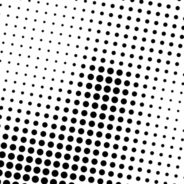 Circle Halftone Screentone Vektor Illustrationen Punkte Punkte Flecken Vektor Illustration — Stockvektor