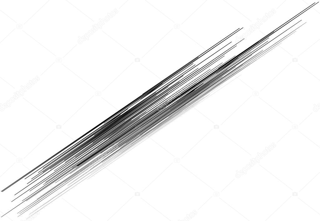 Oblique, Diagonal slanting lines. Random scribble, sketchy lines and stripes vector