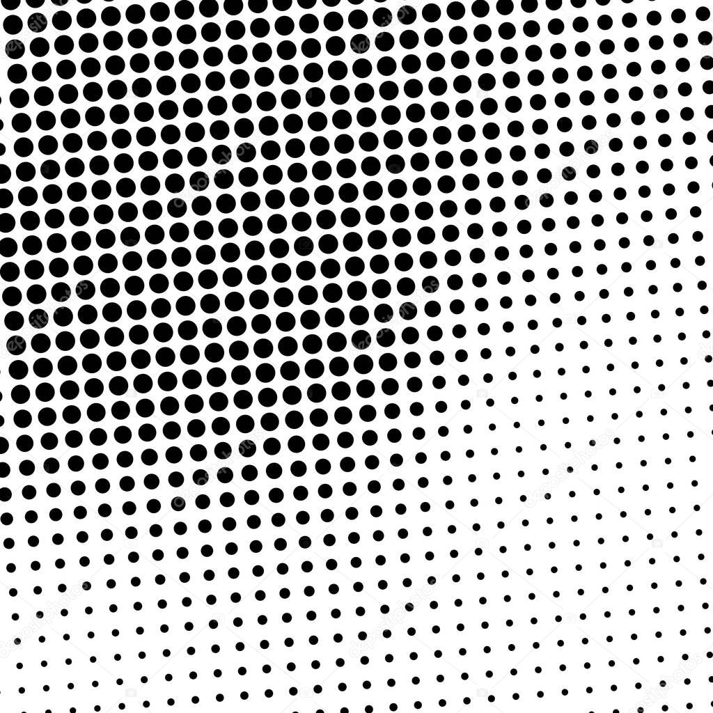 Circle halftone, screentone vector illustrations. Dots, dotted, speckles vector illustration