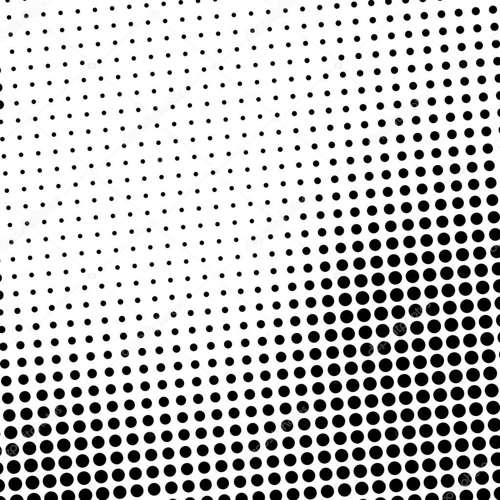 Circle halftone, screentone vector illustrations. Dots, dotted, speckles vector illustration