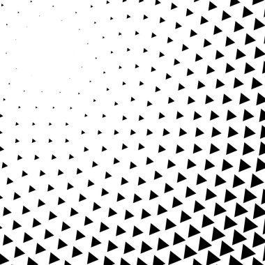 Yarım tonlu üçgen vektör çizimi. Üçgen geometrik arkaplan dokusu ve deseni